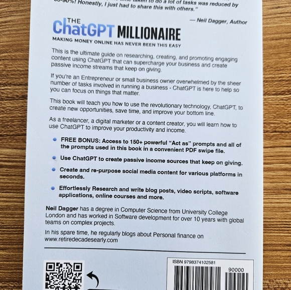 Chat GPT millionaire book ( good condition) - Picture 2 of 2